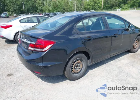 2014 Honda Civic Lx из США, поврежденный, VIN 19XFB2F54EE019782